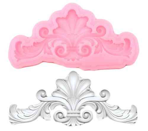 Силиконовая фоорма Абстракция 77 на 38 мм розовый Киев