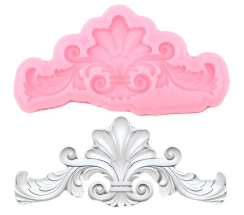 Силиконовая фоорма Абстракция 77 на 38 мм розовый Киев - изображение 1