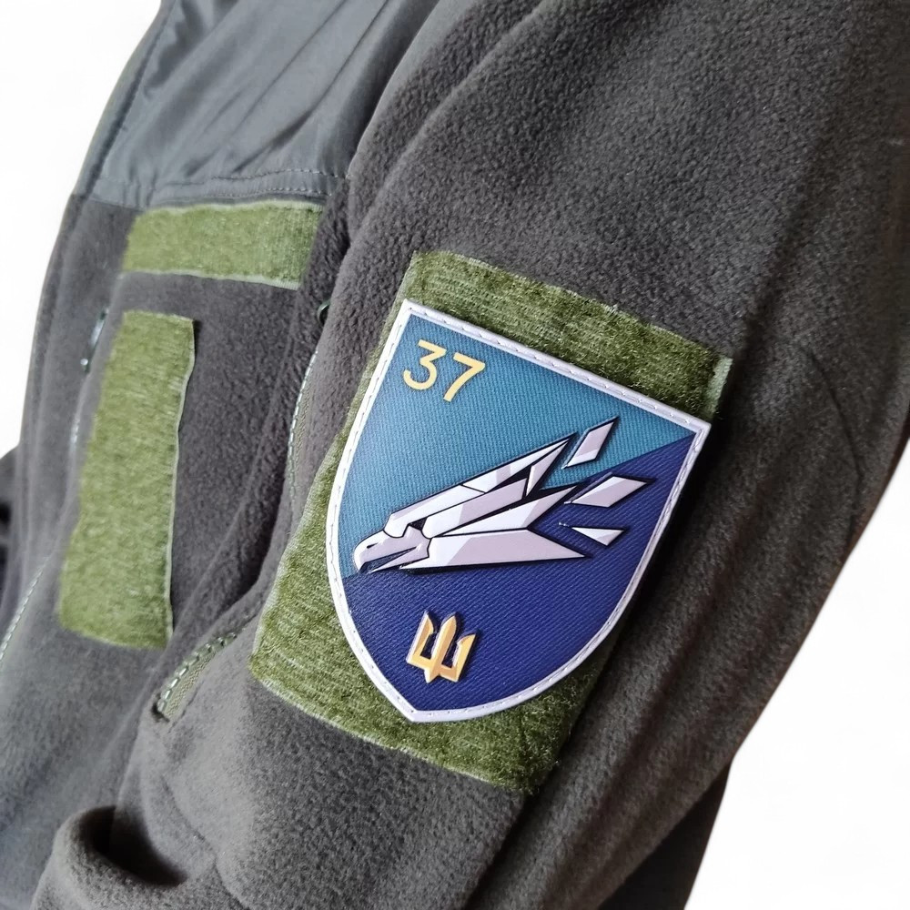 Патч / шеврон ЗСУ 37 ОБр морпіхоти Запоріжжя - фото 2
