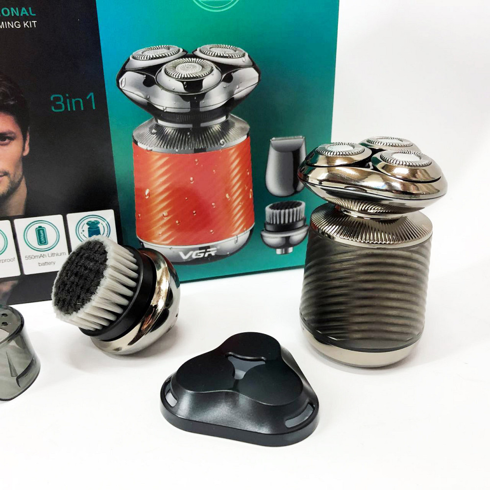 Бритва с аккумуляторным зарядным устройством, Портативная электробритва для бороды KG-72 Львов - изображение 9