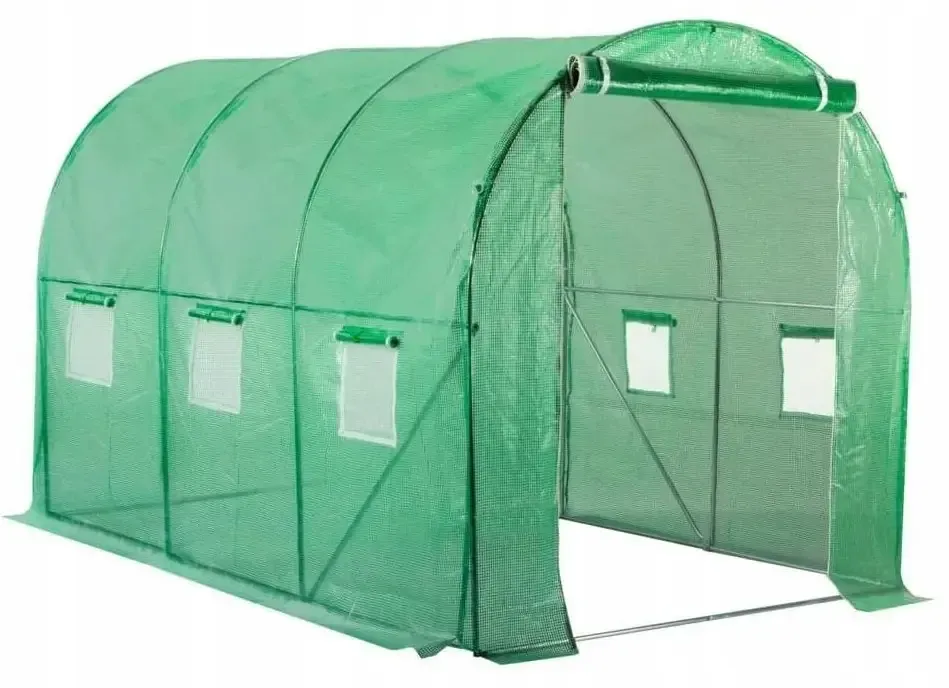 Теплица парник армированная пленочная 6м2 с окнами 3х2х2м Черкассы - изображение 1