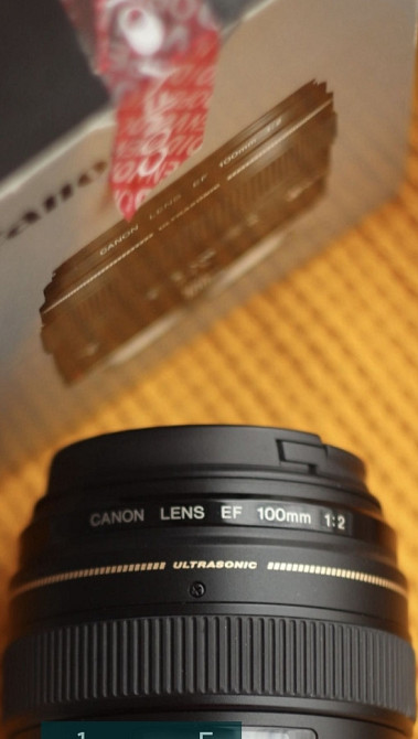 Объектив Canon EF 100mm. F/2 USM. Харьков - изображение 5