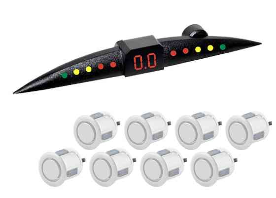 Парктроник TIGER TG-P8LED 8дат SLIM Black/silver (компл.) Винница