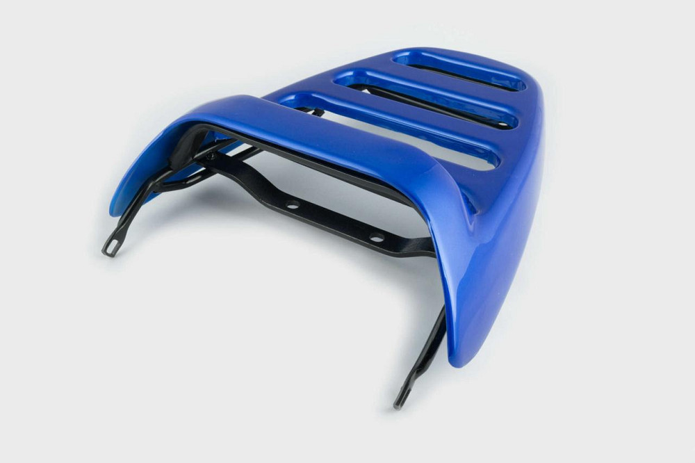 Пластик Вайпер скутер Шторм 2007 задний (багажника) (синий) Мукачево - изображение 1