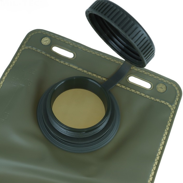 Гідратор для води 3 літри з трубкою 115 см та системою Molle + чохол Mil-Tec "Water Pack" (14537101) Olive Нововолинськ - фото 7