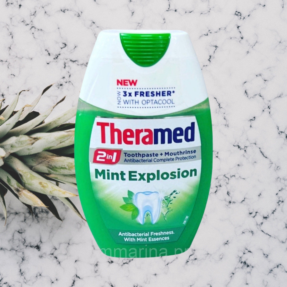 Зубная паста с дозатором TheraMed Mint Explosion, 75 мл Виноградов - изображение 2