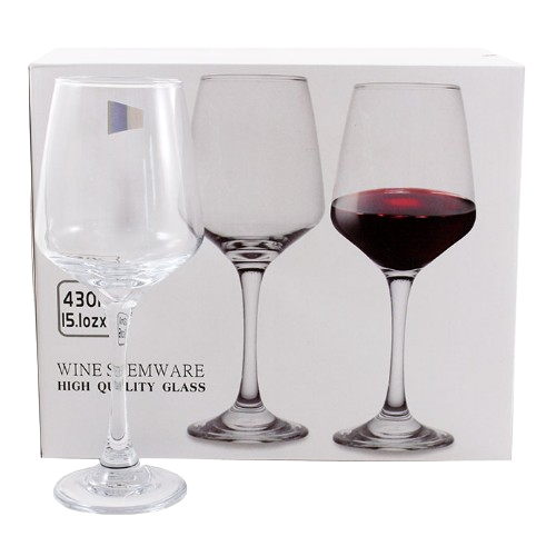 Набір келихів 430мл 6шт скло BMHG4036  Interos Житомир - изображение 1