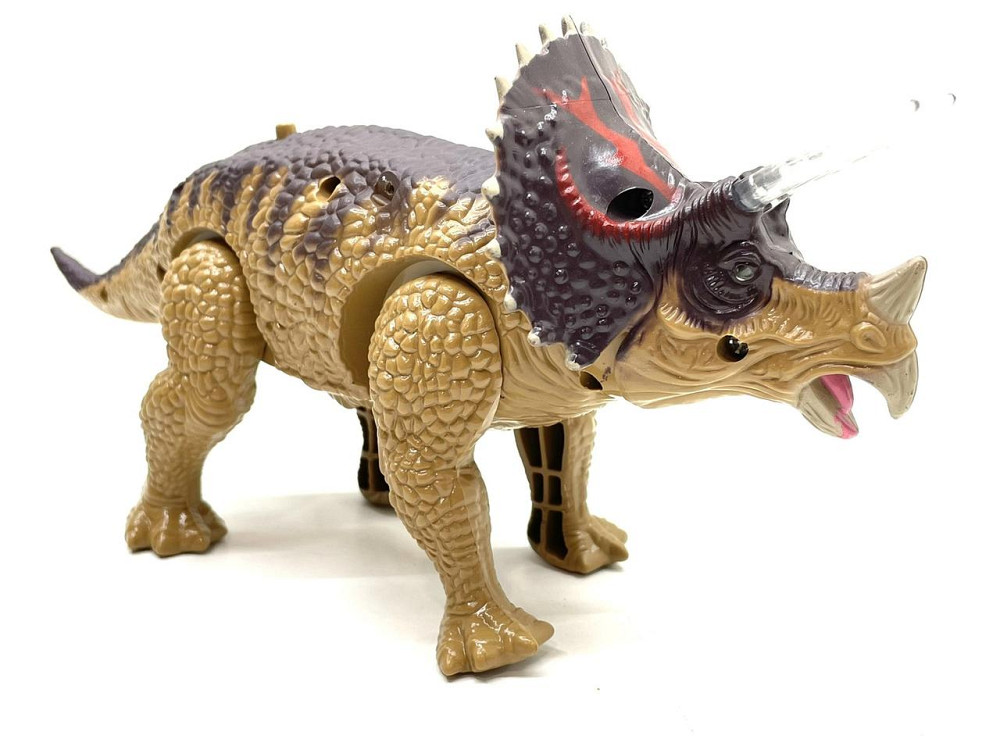 Динозавр Wen Sheng ходить, світлові та звукові ефекти Коричневий (WS 5315) Чернігів - фото 5