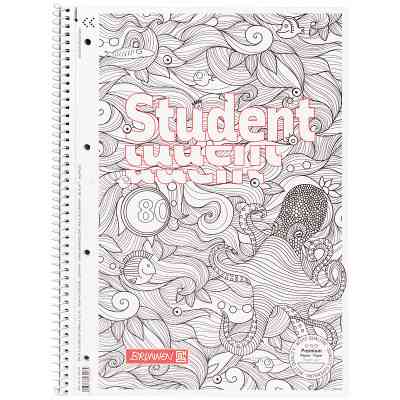 Зошит Brunnen Коледж-блок А4 Premium у клітинку 80 аркушів Zenart sea (10-67 428 01) Вінниця