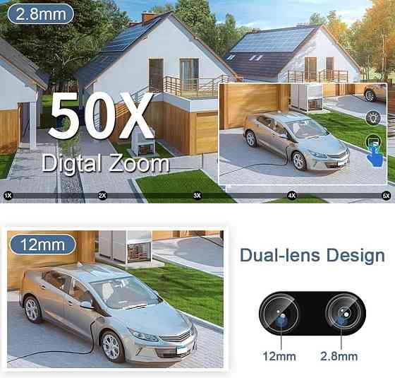 Камера Wifi 8мп 2 об'єктива ×50 зум Харків