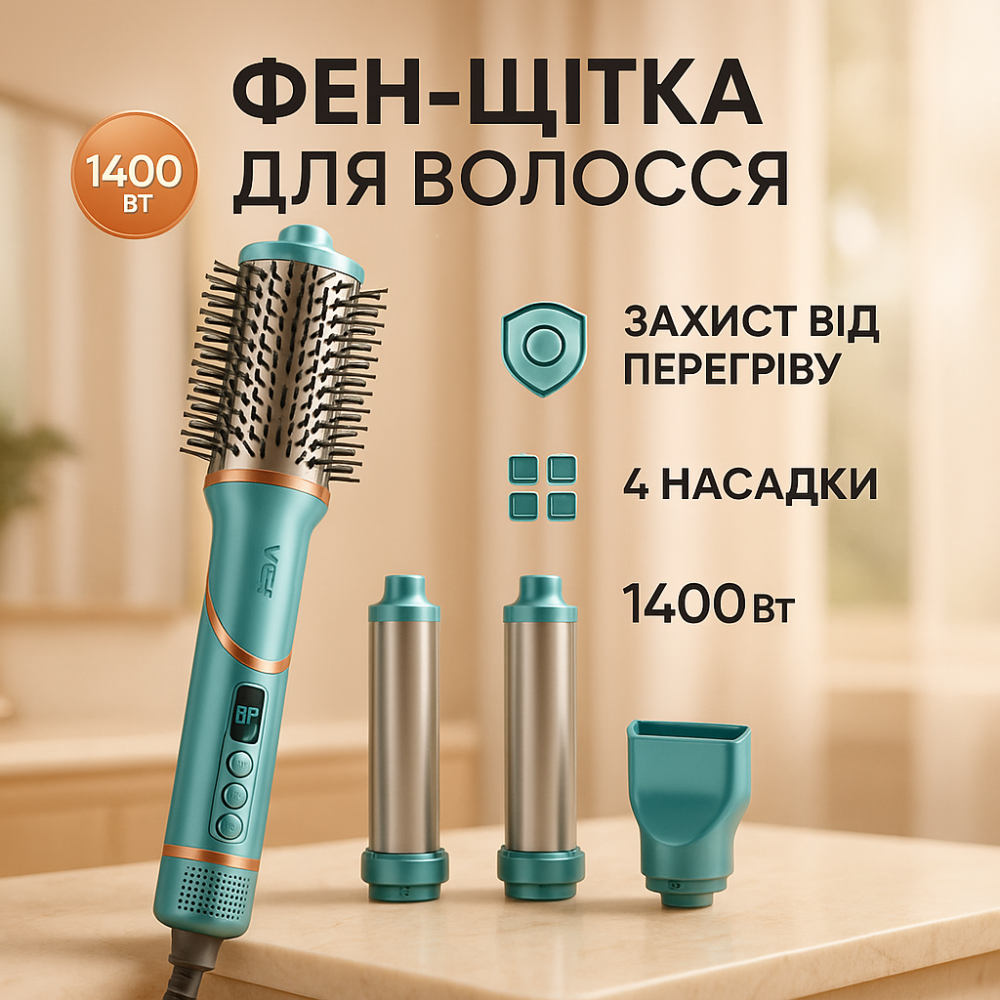 Фен для разных типов волос VGR, Мощный универсальный фен для красивой укладки волос GM-20 Львов - изображение 4