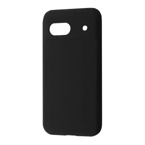 Google Pixel 8a Чохол силіконовий Мікрофібра (чорний) Одеса - фото 1