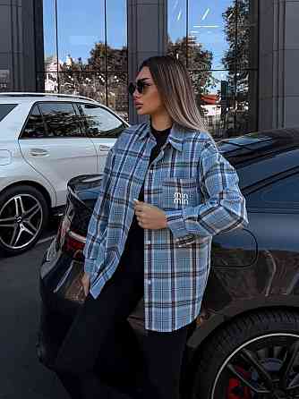 Жіноча сорочка в клітинку ( з накатом) Одеса