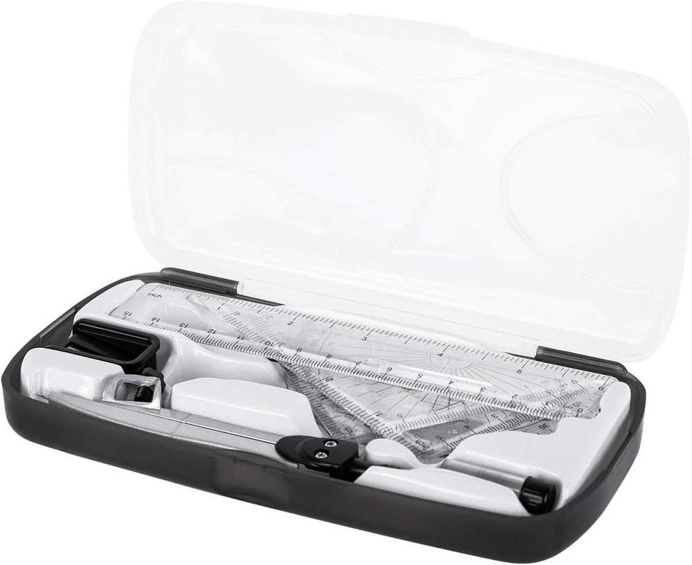 Набор для математики 10 предметов: металлический циркуль, линейка, транспортир, угольник, точилка, резинка в Киев - изображение 7