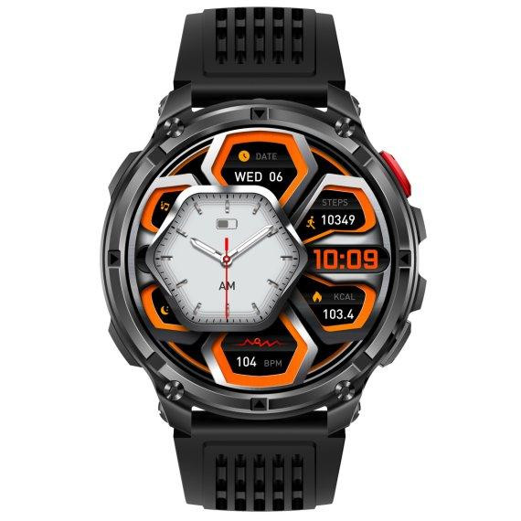 Часы умные наручные Smart Helicopter с компасом и LED-фонариком Черный Киев - изображение 5