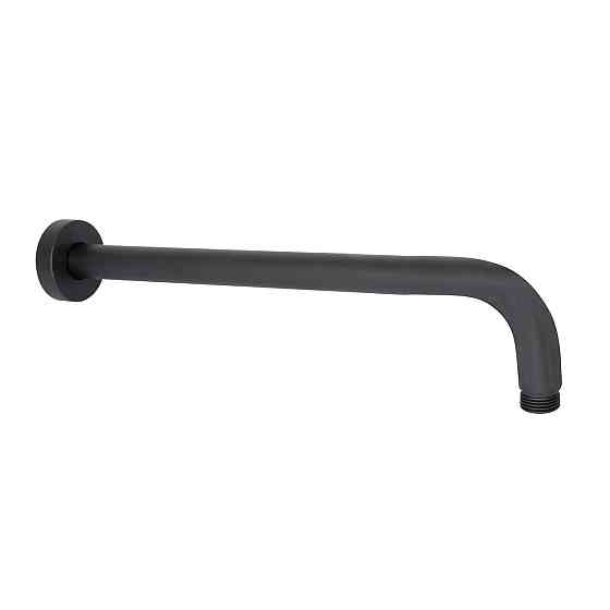 Кронштейн для верхнего душа Qtap Trubice 370 мм округлый QTTRU120BLM45927 Black Matt Киев