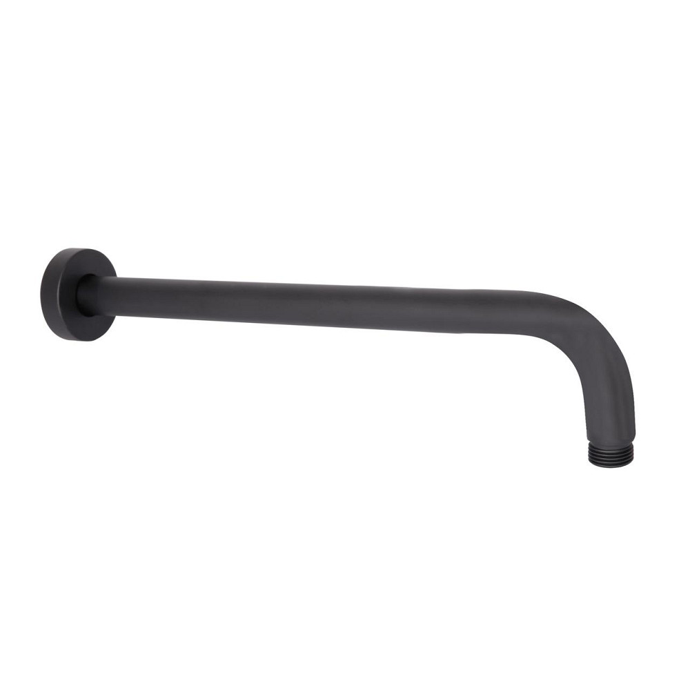 Кронштейн для верхнего душа Qtap Trubice 370 мм округлый QTTRU120BLM45927 Black Matt Киев - изображение 3