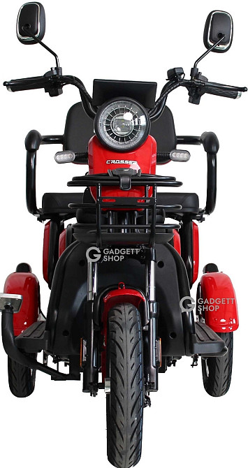 Електричний трицикл Crosser TR1 PRO(1200ВТ 72В 24Ah) - Червоний. Харьков - изображение 4