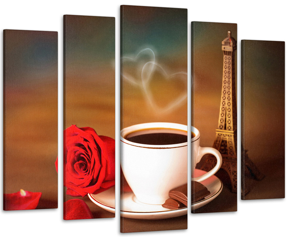 Модульна картина Кави Париж Art-111_5 Київ - фото 1