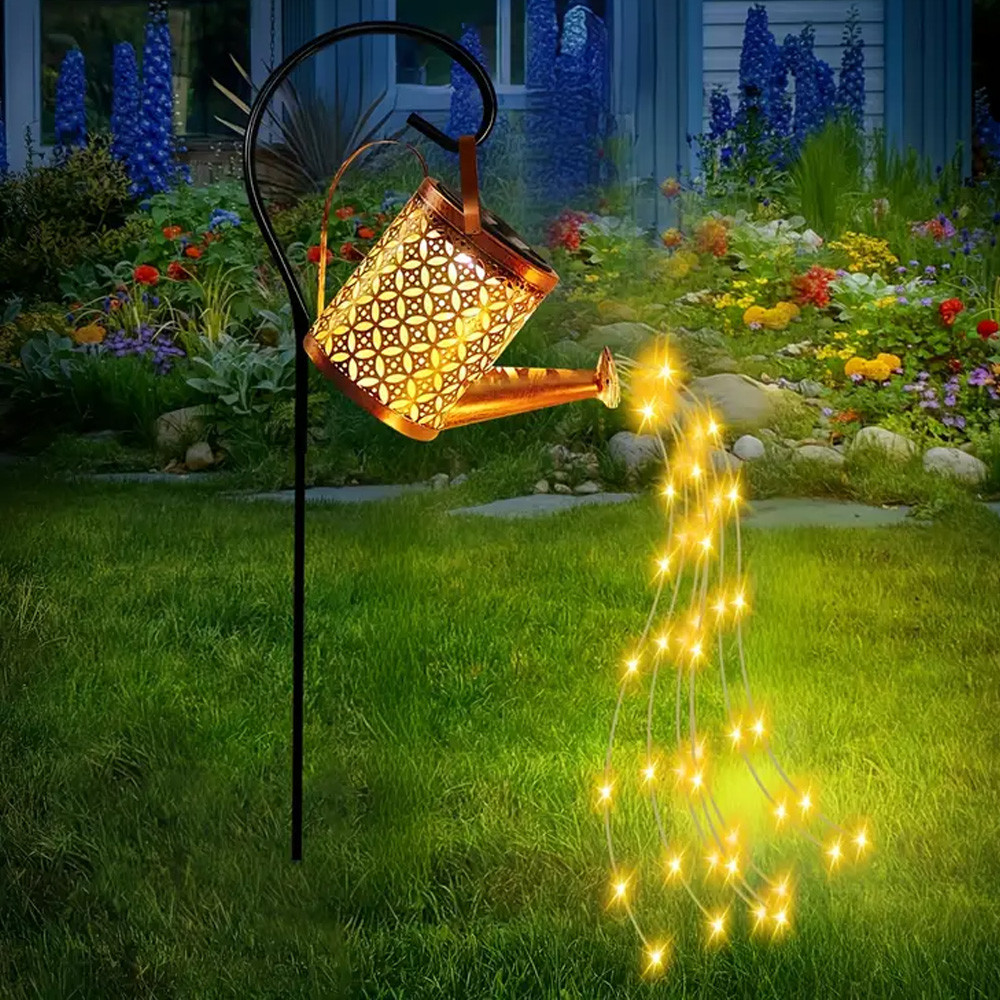 Садовий ліхтар на сонячній батареї, 80 см, Fairy lamp / Світильник газонний / Вуличний ліхтар для саду Київ - фото 1