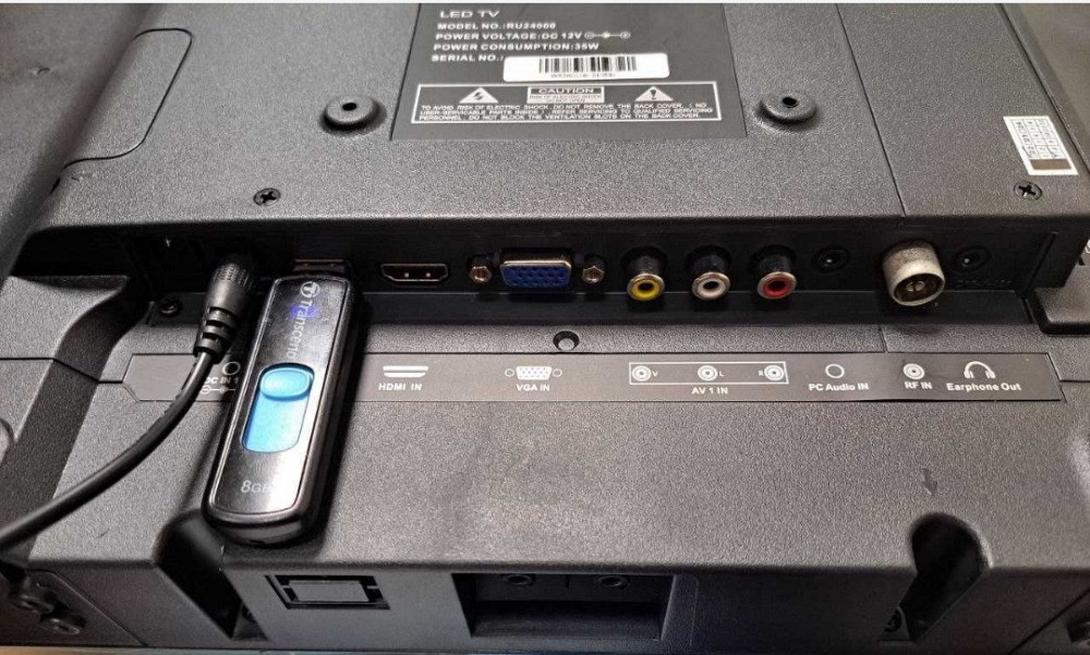 Телевизор SlimTV+T2 24 дюйма 12/220V FULL HD/USB/HDMI LED Киев - изображение 3