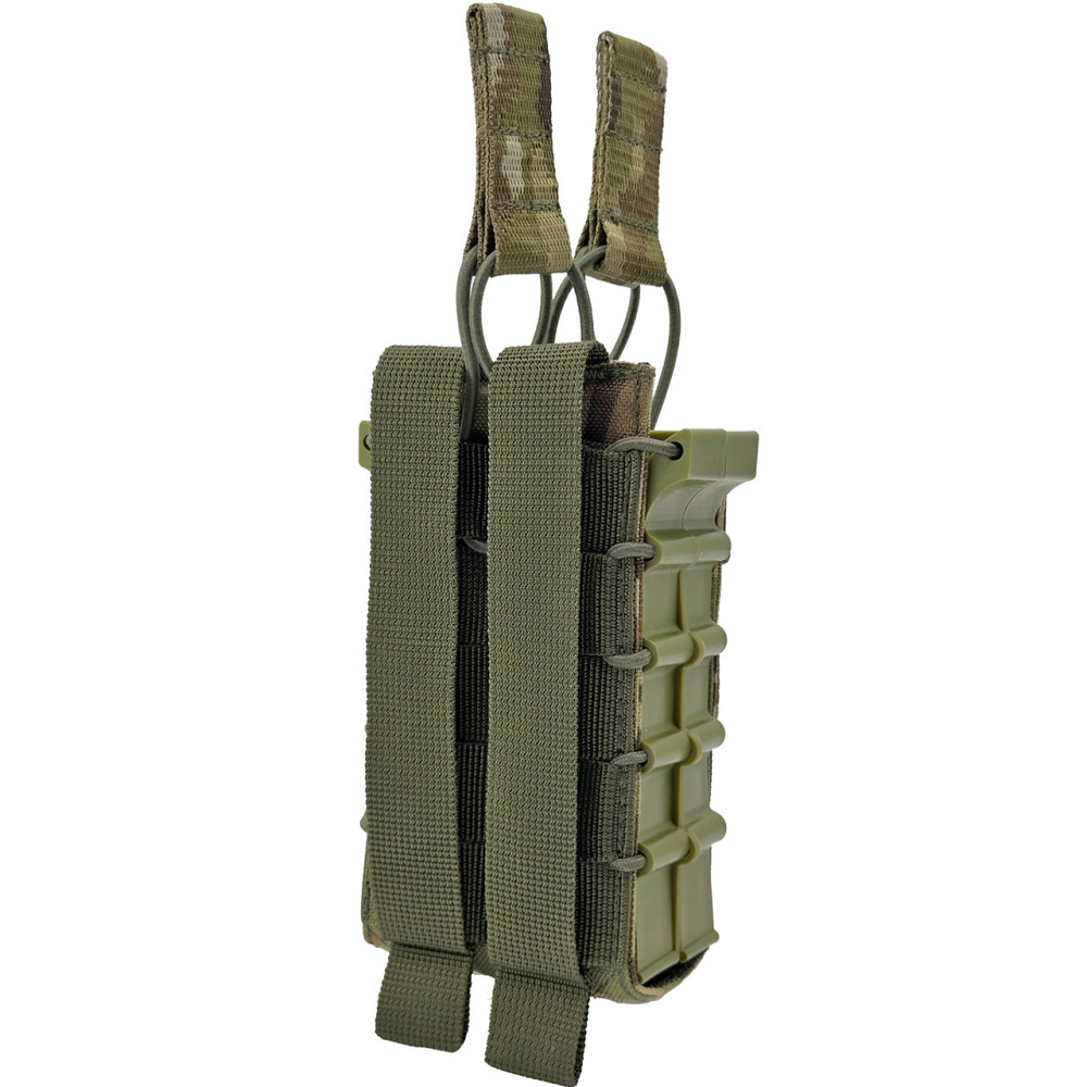 Підсумок на 2 магазини жорсткий з фіксаторами Мультикам Cordura 1000 D Київ - фото 2