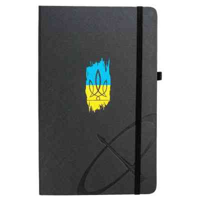 Ручка кулькова Parker IM 17 UKRAINE Black GT BP Тризуб фігурний на тлі прапора + блокнот+подар.упаковка GIFT24 (22032b24_T1026u) Вінниця