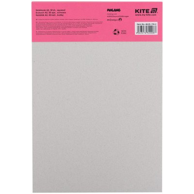 Блокнот Kite Molang A5, 50 листов, клетка (ML25-194-2) Винница - изображение 2