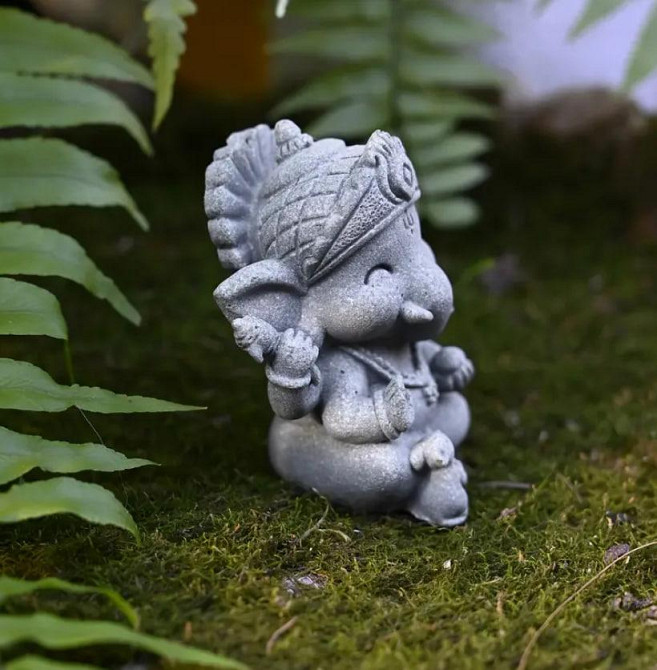 Статуэтка Индийского Бога Богатства Ганеша 5.6.см Киев - изображение 3