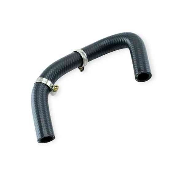 Патрубок пічки Lanos від колектора з хомутами Мукачево