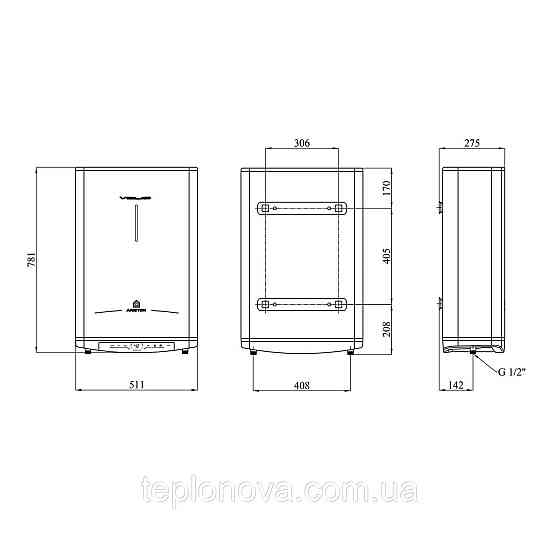 Водонагрівач Ariston Velis PRO 50 EU з мокрим ТЕНом 3626135 Чернівці