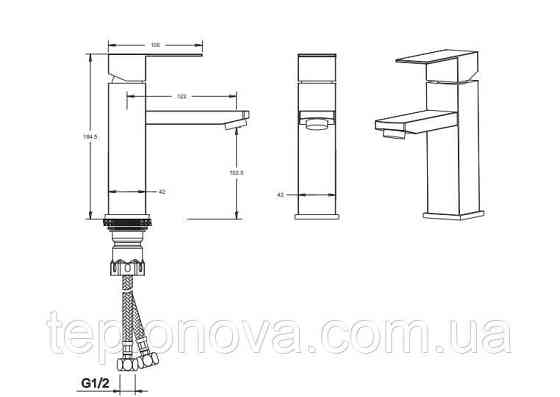 Змішувач для умивальника VENTA VC102MS Чернівці