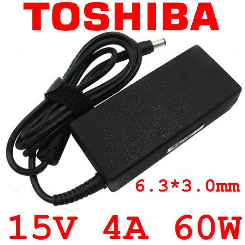 Блок питания для ноутбука Toshiba 220 15V 4A 60W 6.3*3.0mm Полтава - изображение 1