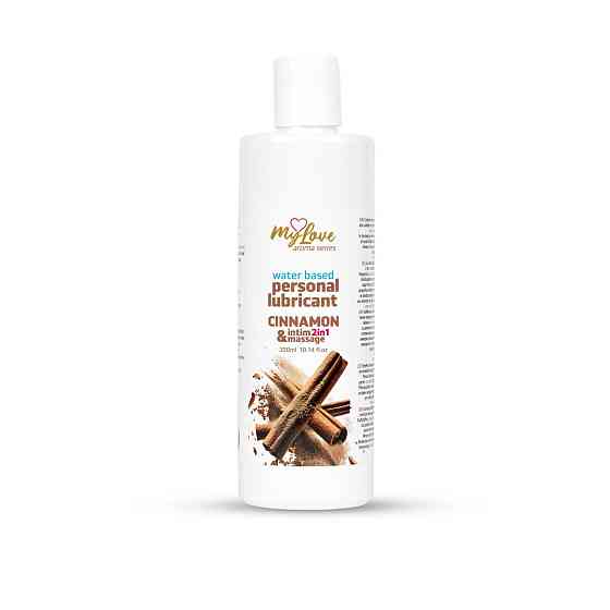 2в1 лубрикант та масажний гель - MyLove Aroma Series Intim&Massage Cinnamon, 300 мл Sex Aura Київ