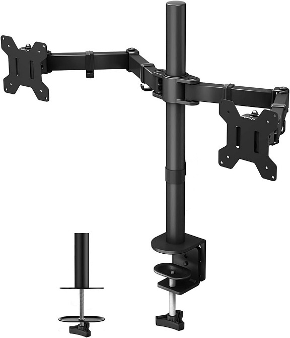 Кронштейн кріплення для 2-ох моніторів BONTEC MDM002 Луцьк - фото 1