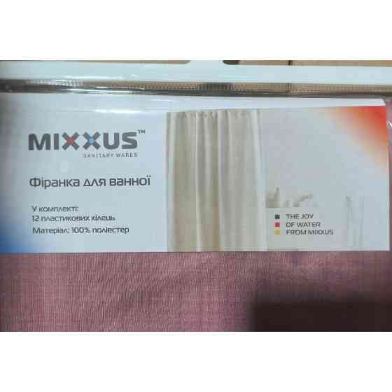 Шторка для ванної Mixxus SCT-012-180x180 з поліестеру   ( 16816 ) Харків
