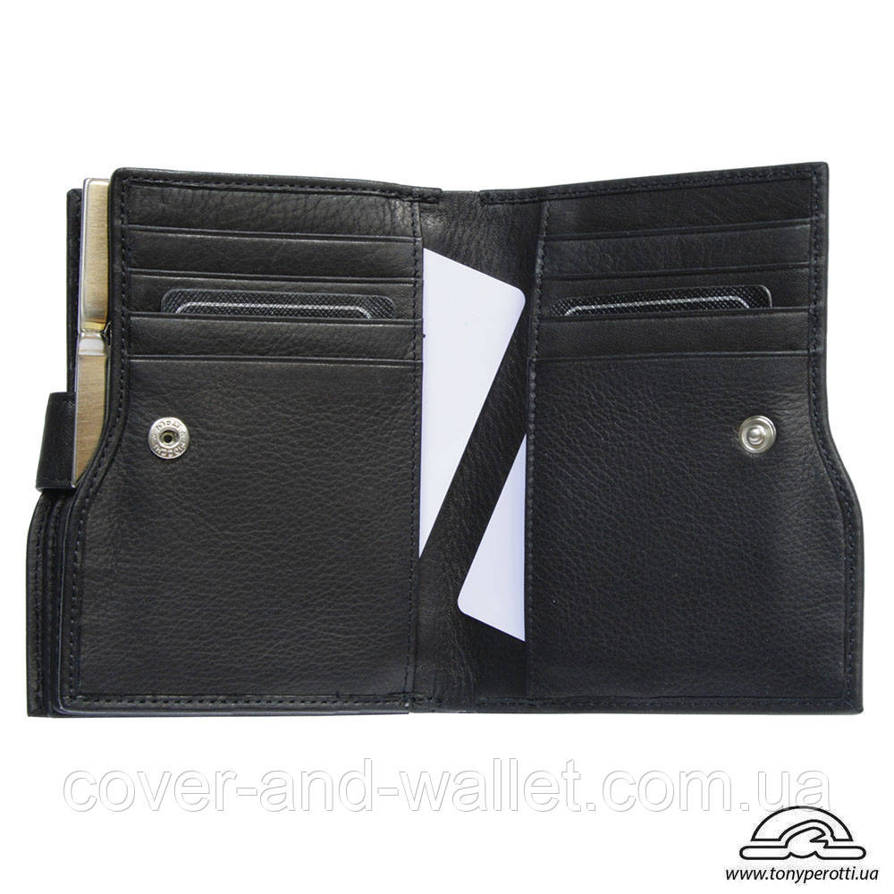 Вертикальний жіночий гаманець із натуральної шкіри середнього розміру Tony Perotti Contatto 2656 Київ - фото 6