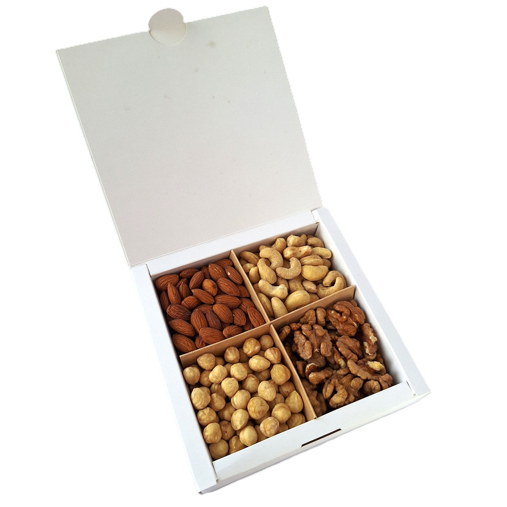 Набір горіхів у подарунковій коробочці 300 грамів. Біла Одеса - фото 1