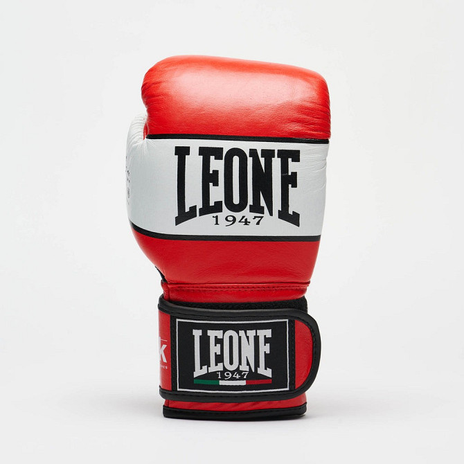 Боксерські рукавиці Leone GN047 SHOCK Red 12 унцій (бинти 4 м. в комплекті) Кам'янське - фото 3