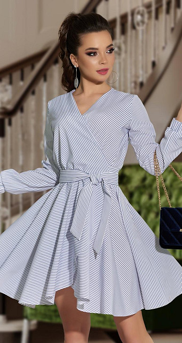 Платье в полоску (42) Киев - изображение 1