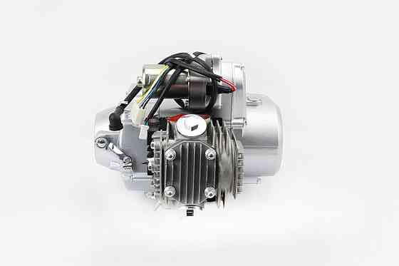 Двигун мопедний в зборі 110куб (Delta) - "механіка" + карбюратор, комутатор, котушка, реле: поворотів, стартера, напруги (без нап. KANUNI) Київ