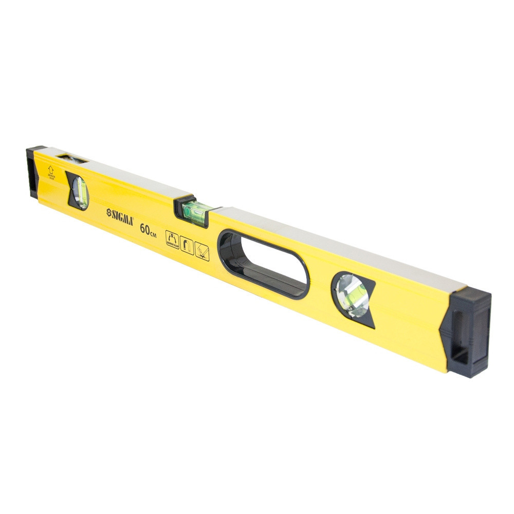 Рівень магнітний 3 капсули + очок 60 см SIGMA (3732061) Київ - фото 3