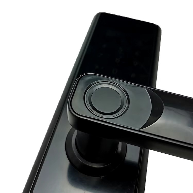 Умный дверной замок с Wi-Fi кодовый KHS-F007 с ключ-картой и отпечатком пальца, черный Каменец-Подольский - изображение 4