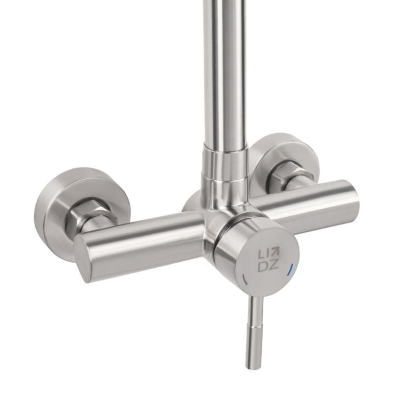 Душевая система для кабины Lidz Aria 1010 Nickel на одного потребителя из нержавеющей стали Харьков - изображение 3