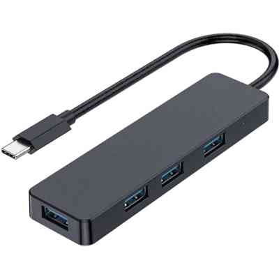 Концентратор Gembird USB-C UHB-U3P4-01 4 ports USB 3.1 (UHB-CM-U3P4-01) Винница