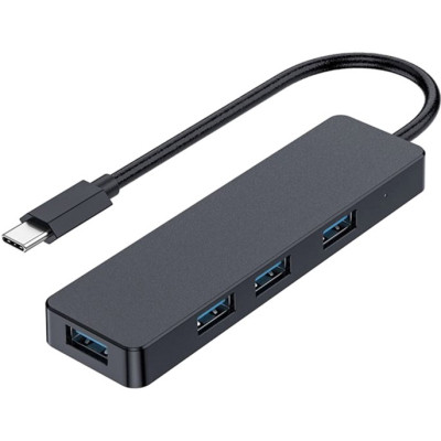 Концентратор Gembird USB-C UHB-U3P4-01 4 ports USB 3.1 (UHB-CM-U3P4-01) Винница - изображение 1