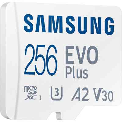 Карта пам&apos;яті Samsung 256GB microSD class 10 UHS-I U3 V30 A2 EVO Plus (MB-MC256SA/EU) Вінниця