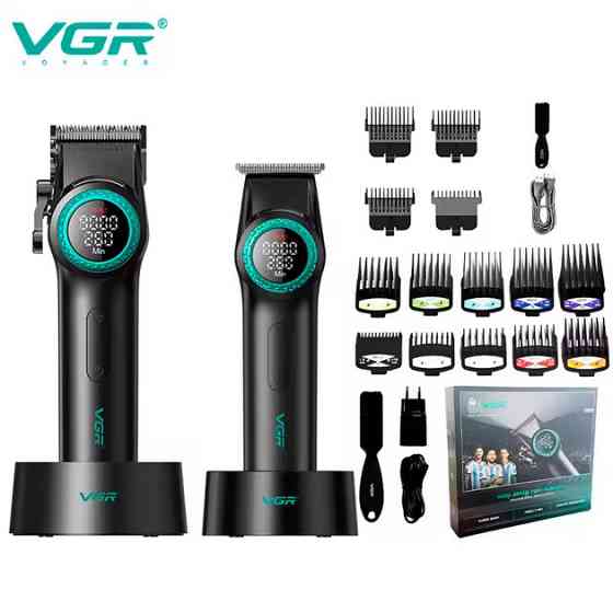 Многофункциональный триммер для стрижки волос и бороды VGR 2 в 1 V-001 V-977 BLACK PS-18 Киев