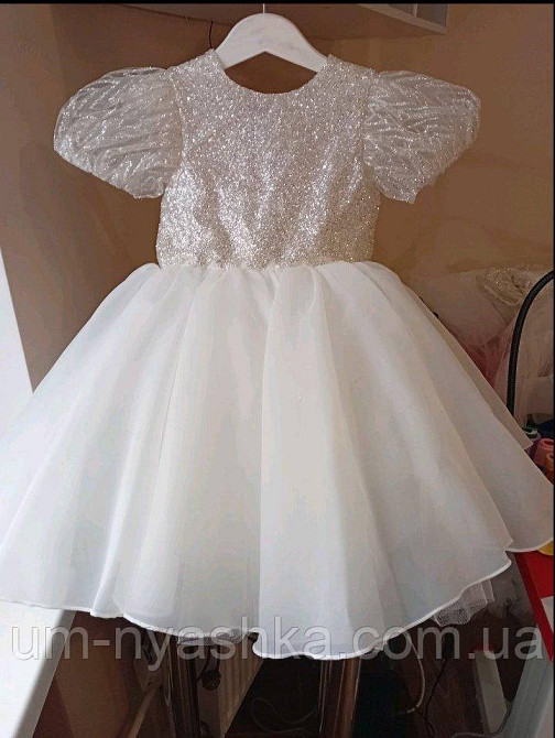 Платье Белое нарядное с блестками для девочки Кривой Рог - изображение 7