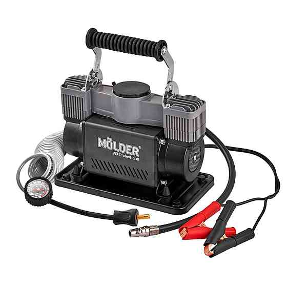 Компресор автомобільний Molder Turbo Air 12В 10Атм 90л/хв із зажимами АКБ Київ